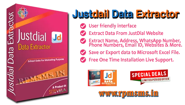 RPM JustDail data Extractor