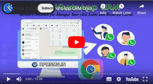 RPM Whatsapp CRM Video